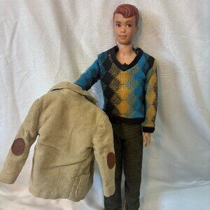 1950s Vintage Allan Doll by Mattel with two outfits